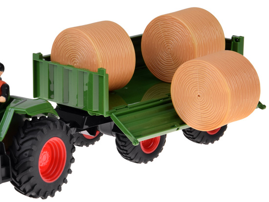 Diaľkovo ovládaný traktor s prívesom + traktor s balíkmi sena RC0717 – Obrázok 4