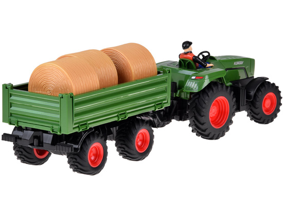 Diaľkovo ovládaný traktor s prívesom + traktor s balíkmi sena RC0717 – Obrázok 9