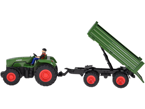 Diaľkovo ovládaný traktor s prívesom + traktor s balíkmi sena RC0717 – Obrázok 11
