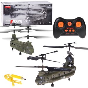 Diaľkovo ovládaný vrtuľník Syma S026H Chinook s gyroskopickou stabilizáciou RC0714