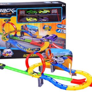 Trať Crazy Rally 2 v 1 odpaľovací systém + 4 autá ZA2584