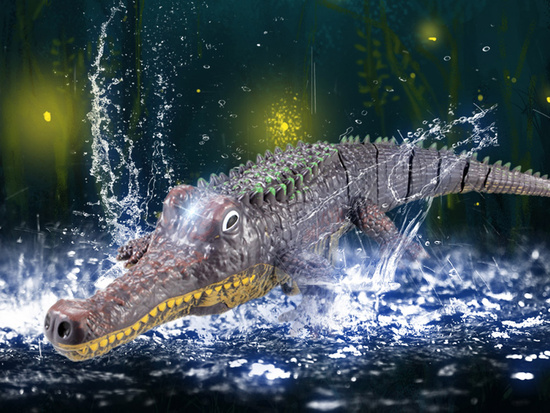 Diaľkovo ovládaný krokodíl s 2,4 GHz diaľkovým ovládaním RC0616 – Obrázok 3