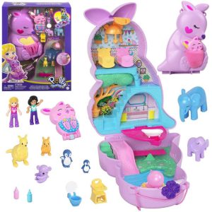 Sada figúrok s klokanom do kabelky Polly Pocket ZA6048