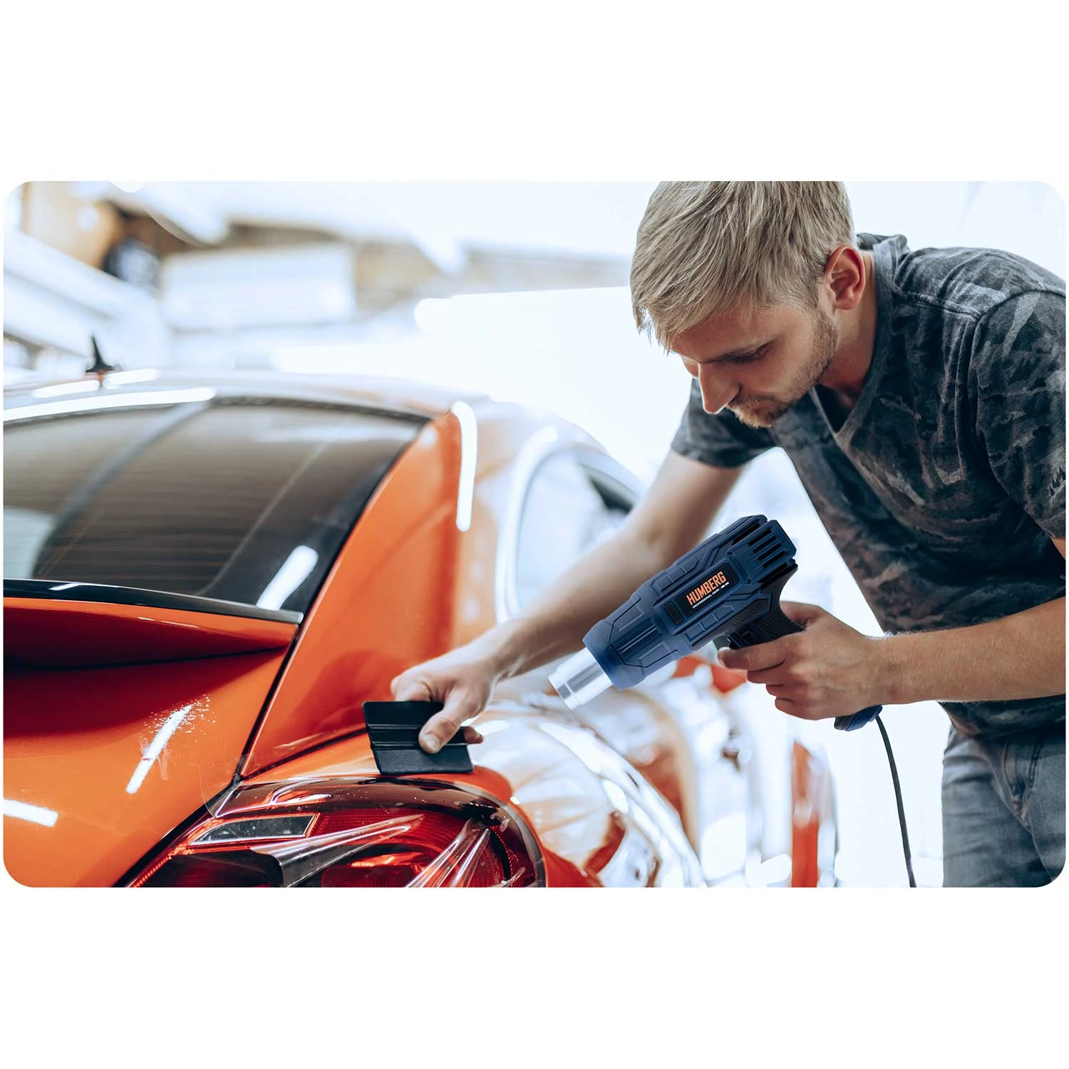 Elektrická teplovzdušná pištoľ Humberg HM-290 s výkonom 2000 W – Obrázok 2