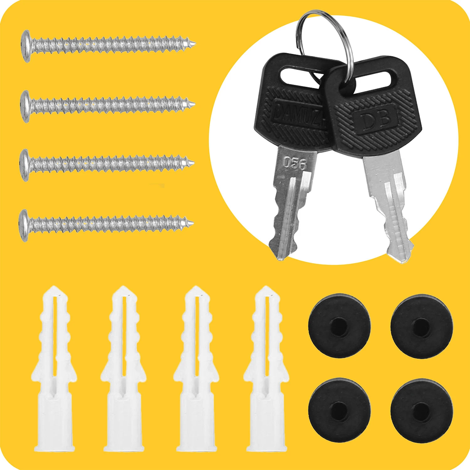 Poštová schránka 34x30,5x10 cm antracitová HM-861 – Obrázok 2