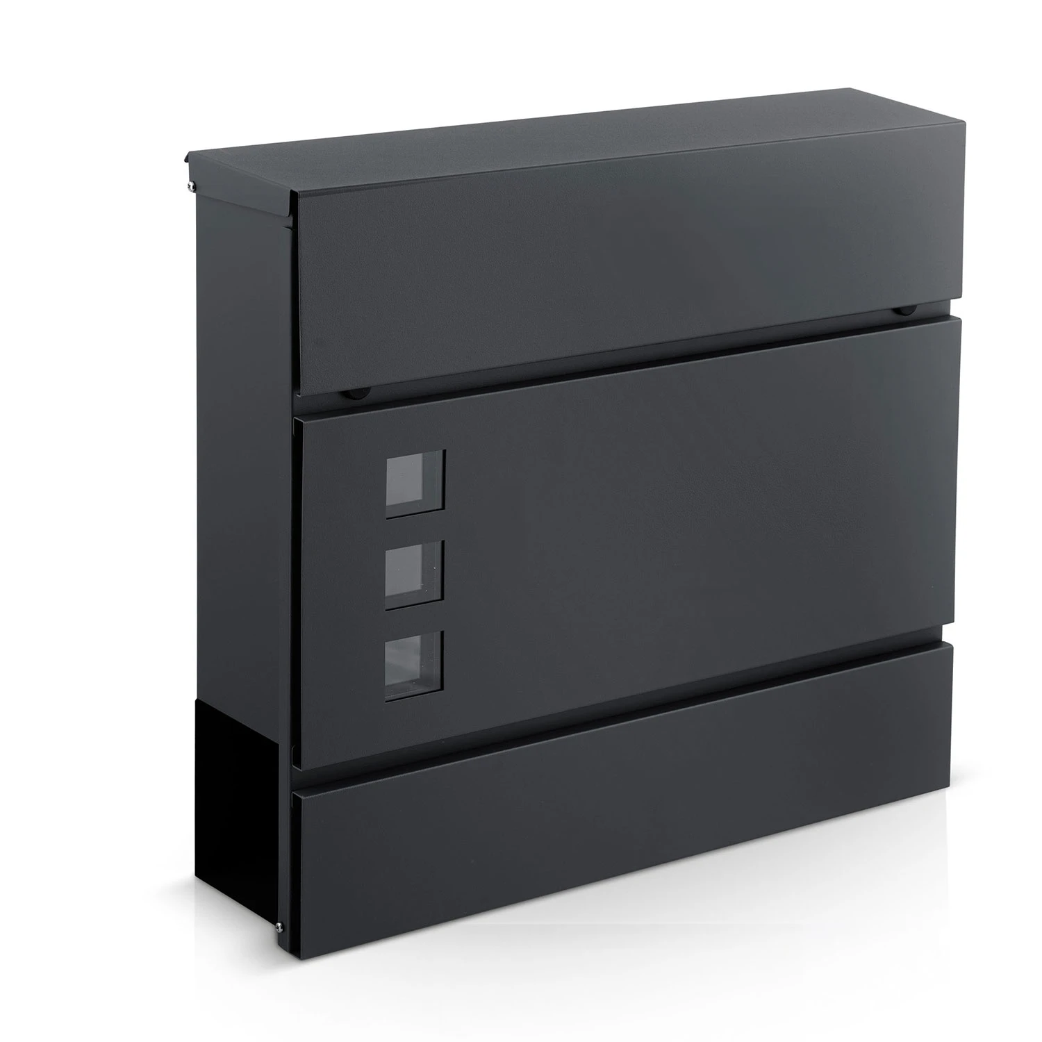 Poštová schránka 37x37x10,5 cm antracitová HM-863 – Obrázok 6