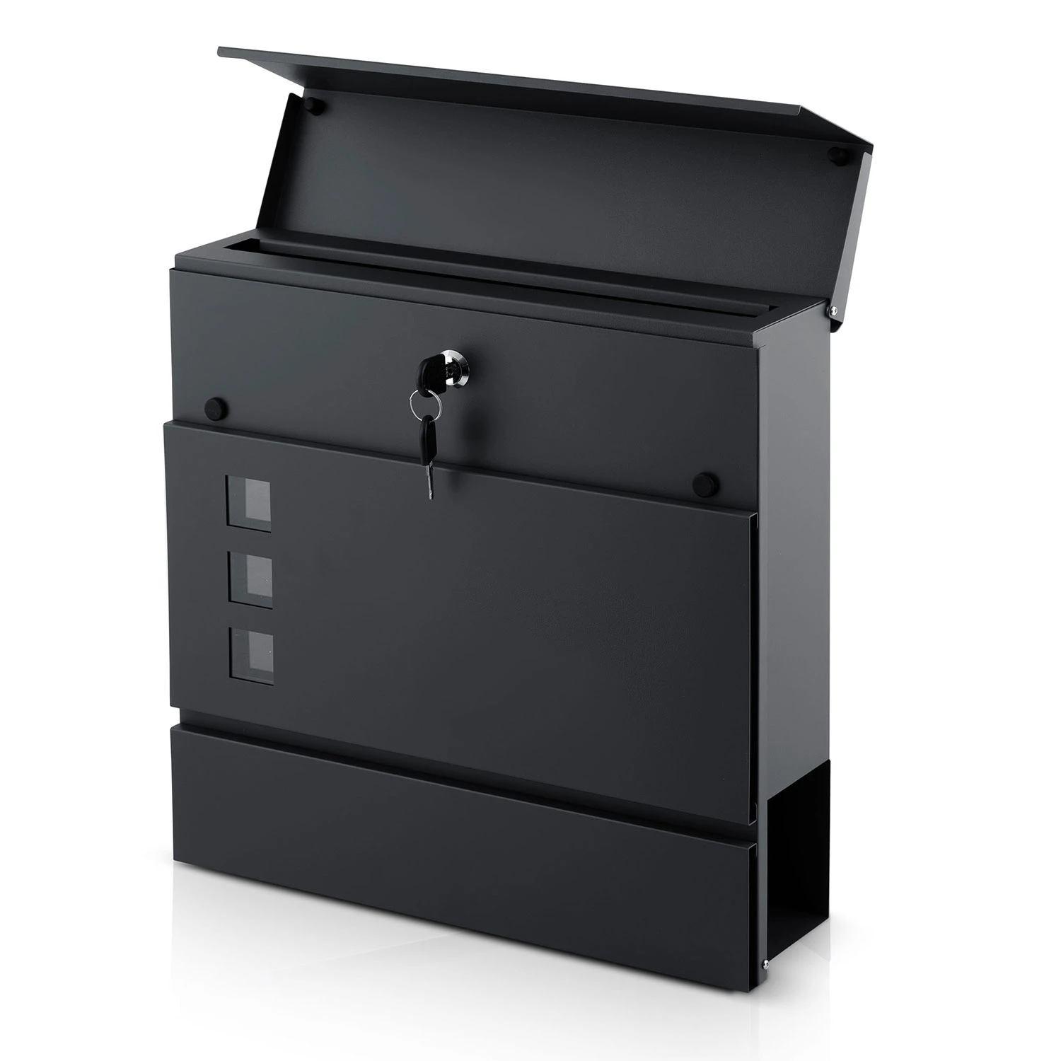 Poštová schránka 37x37x10,5 cm antracitová HM-863 – Obrázok 5