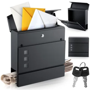 Poštová schránka 37x37x10,5 cm antracitová HM-863