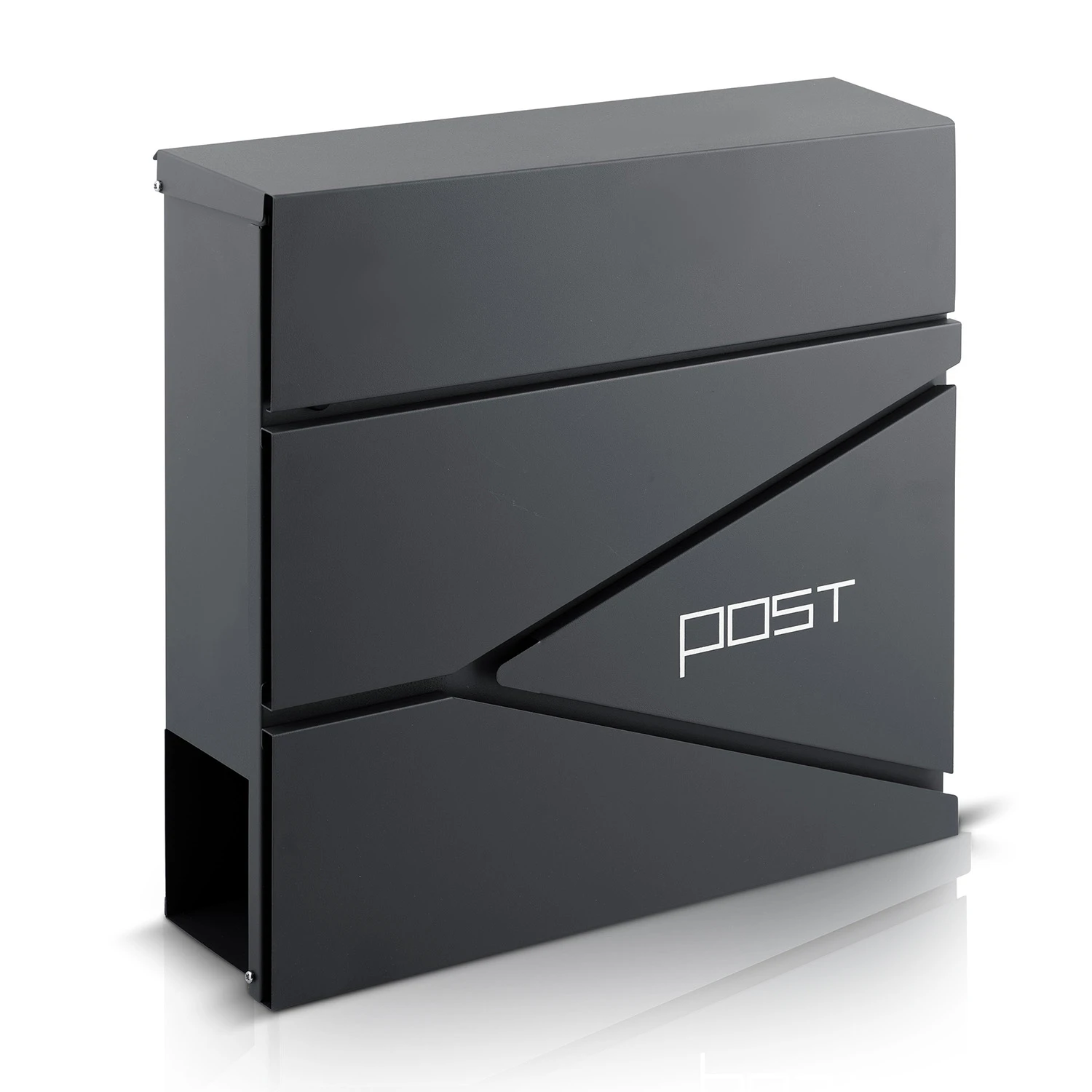 Poštová schránka 37x37x10,5 cm antracitová HM-862 – Obrázok 5