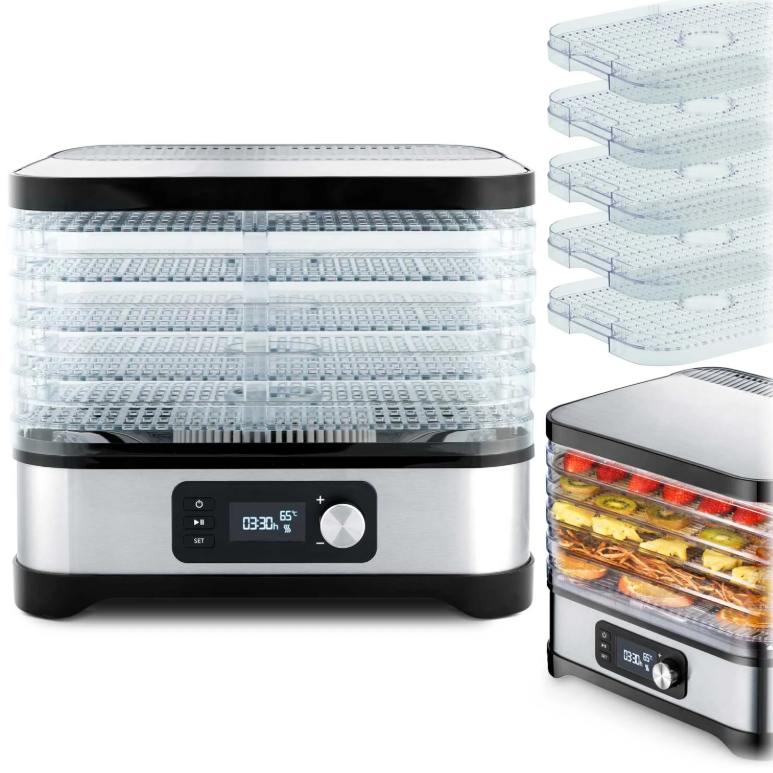 Strieborný sušič potravín Berdsen BD-690