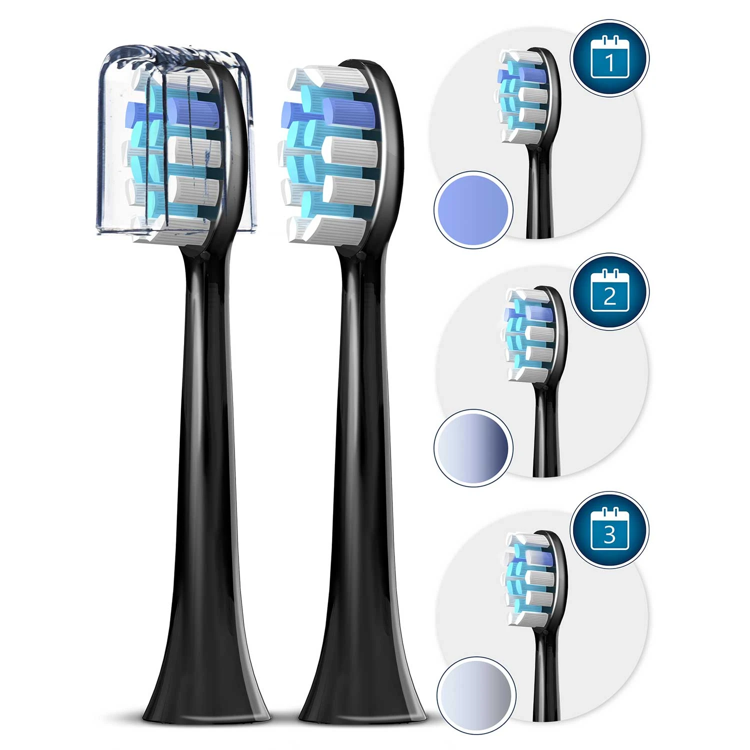 Sonica B5 čierna sonická zubná kefka – Obrázok 8