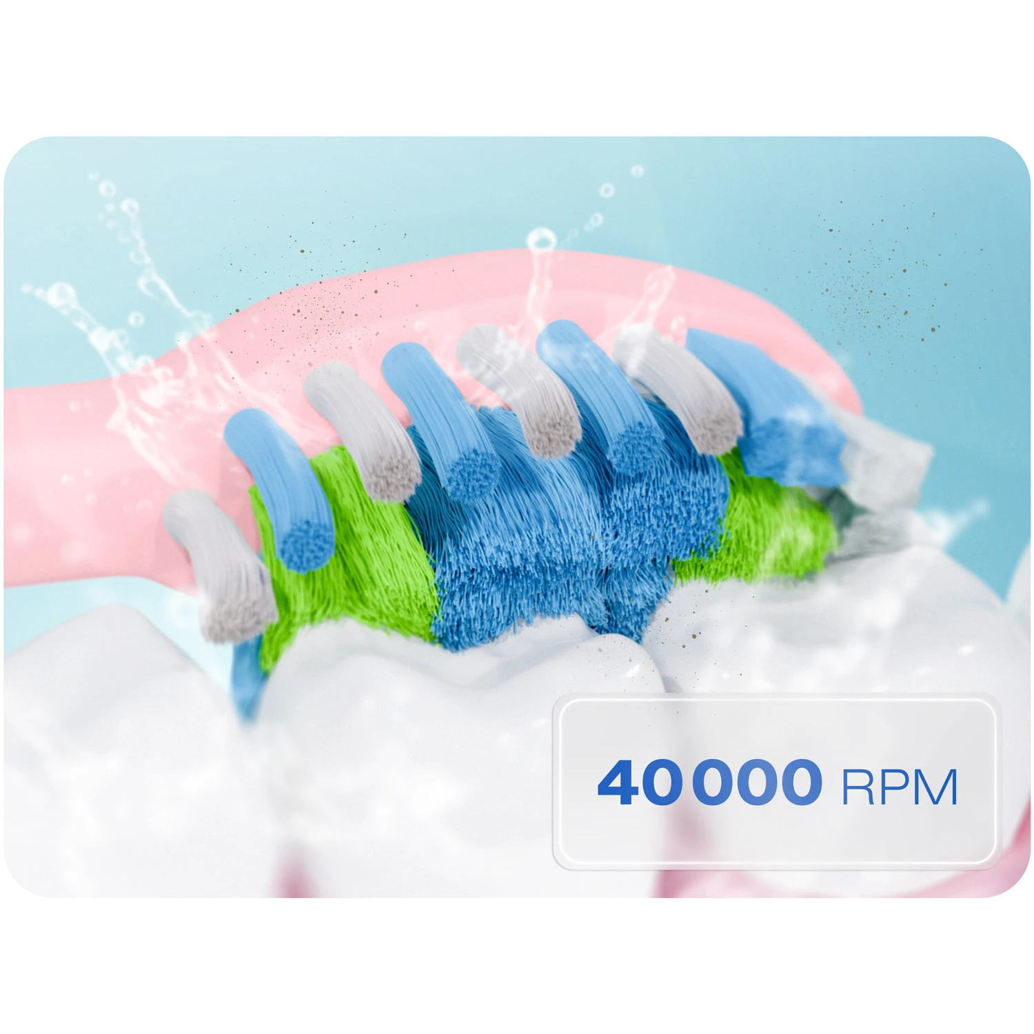 Berdsen Galaxy Sonická zubná kefka ružová – Obrázok 7