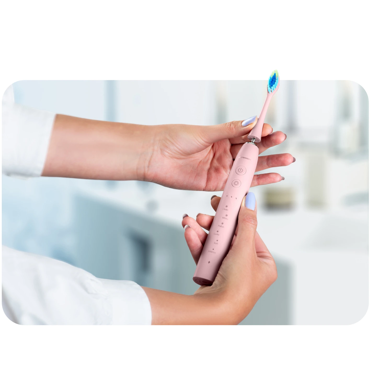 Berdsen Galaxy Sonická zubná kefka ružová – Obrázok 8