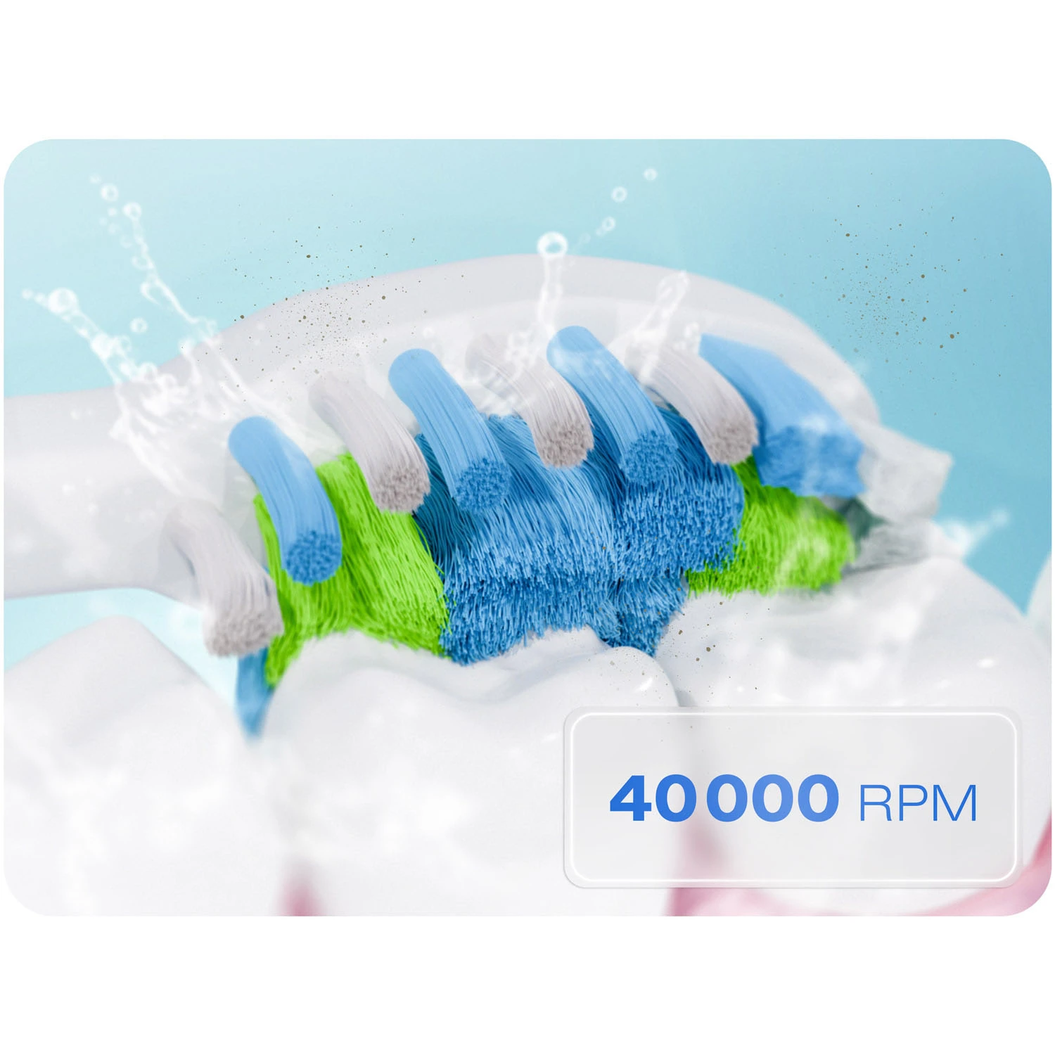 Berdsen Galaxy Sonická zubná kefka biela – Obrázok 5