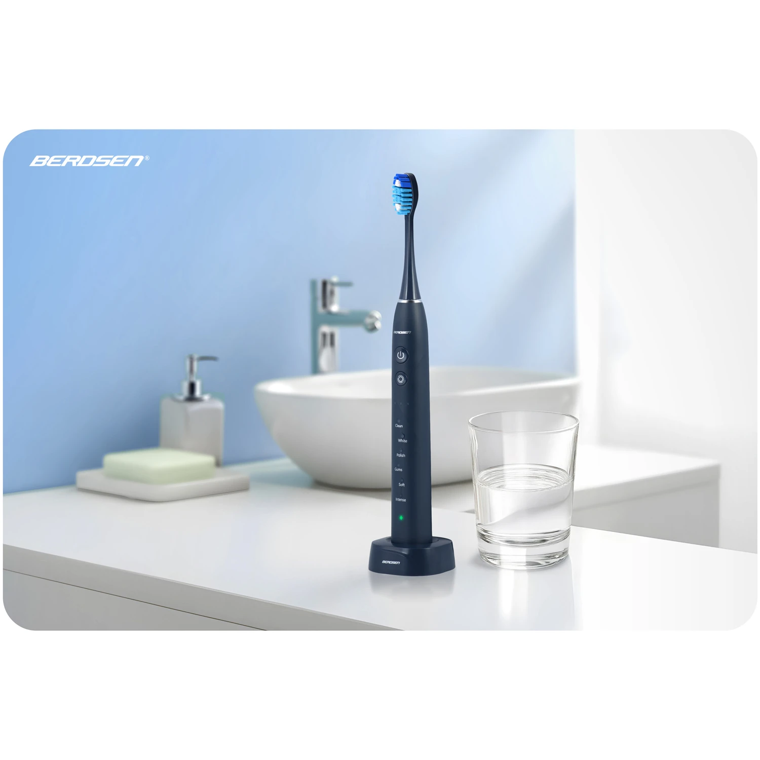 Berdsen Galaxy Sonic zubná kefka námornícka modrá – Obrázok 8