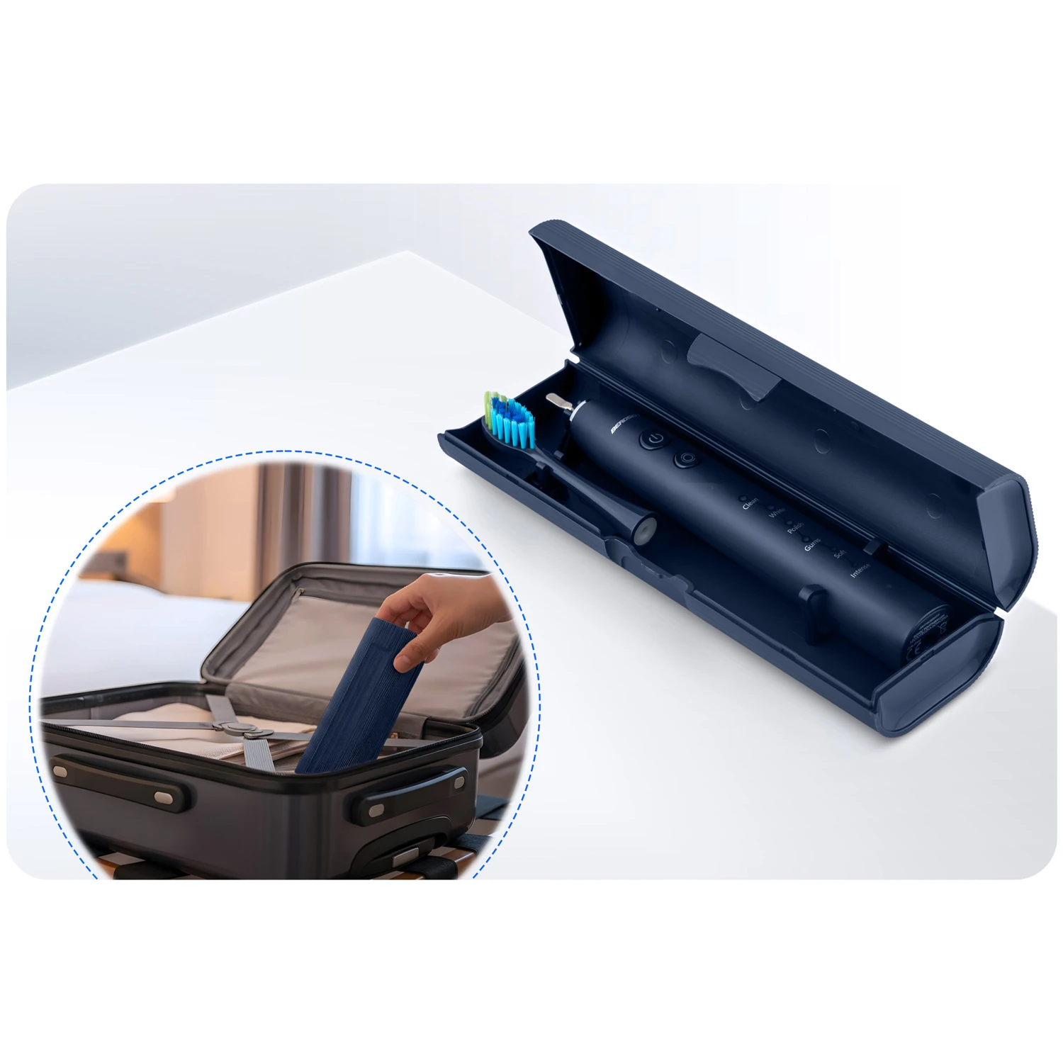 Berdsen Galaxy Sonic zubná kefka námornícka modrá – Obrázok 7