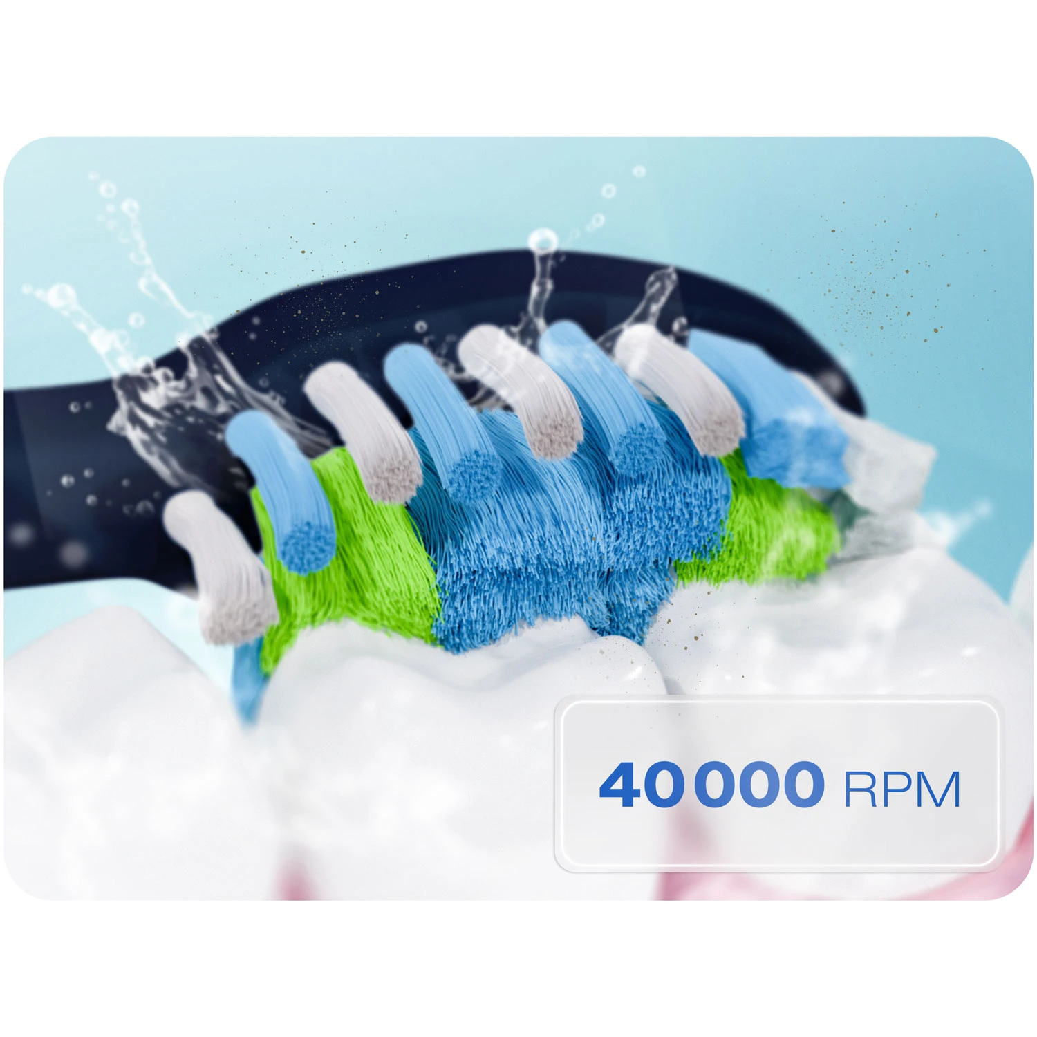 Berdsen Galaxy Sonic zubná kefka námornícka modrá – Obrázok 4