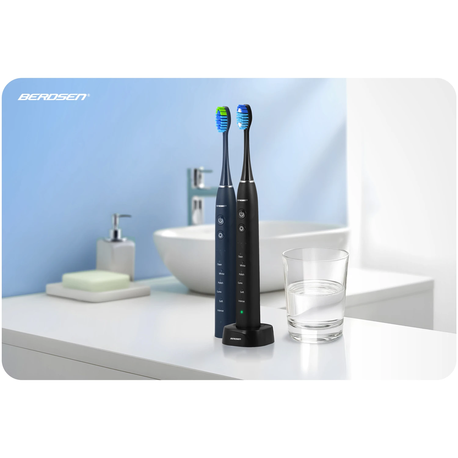 Berdsen Galaxy Duo sonická zubná kefka sada 2 kusov – Obrázok 8