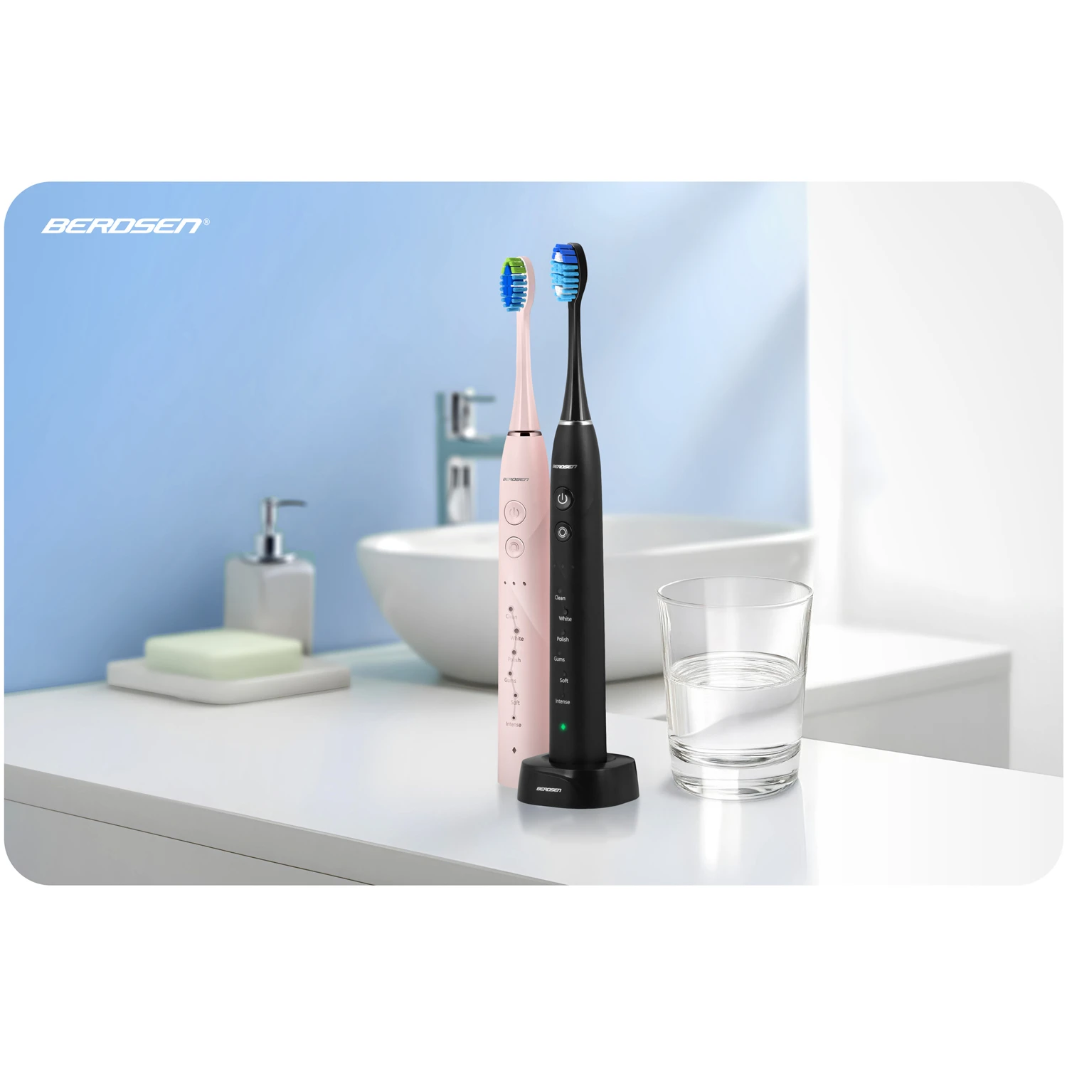 Berdsen Galaxy Duo sonická zubná kefka sada 2 kusov – Obrázok 8