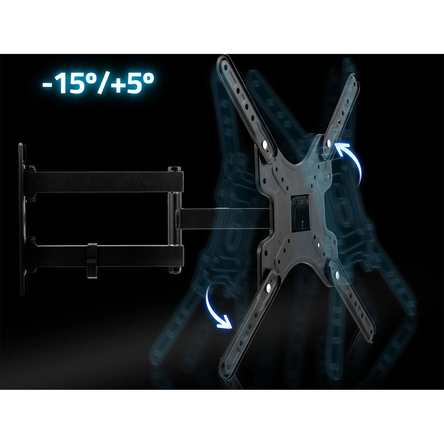 Držiak Humberg na televízor 17-56 palcov, 30 kg – Obrázok 10