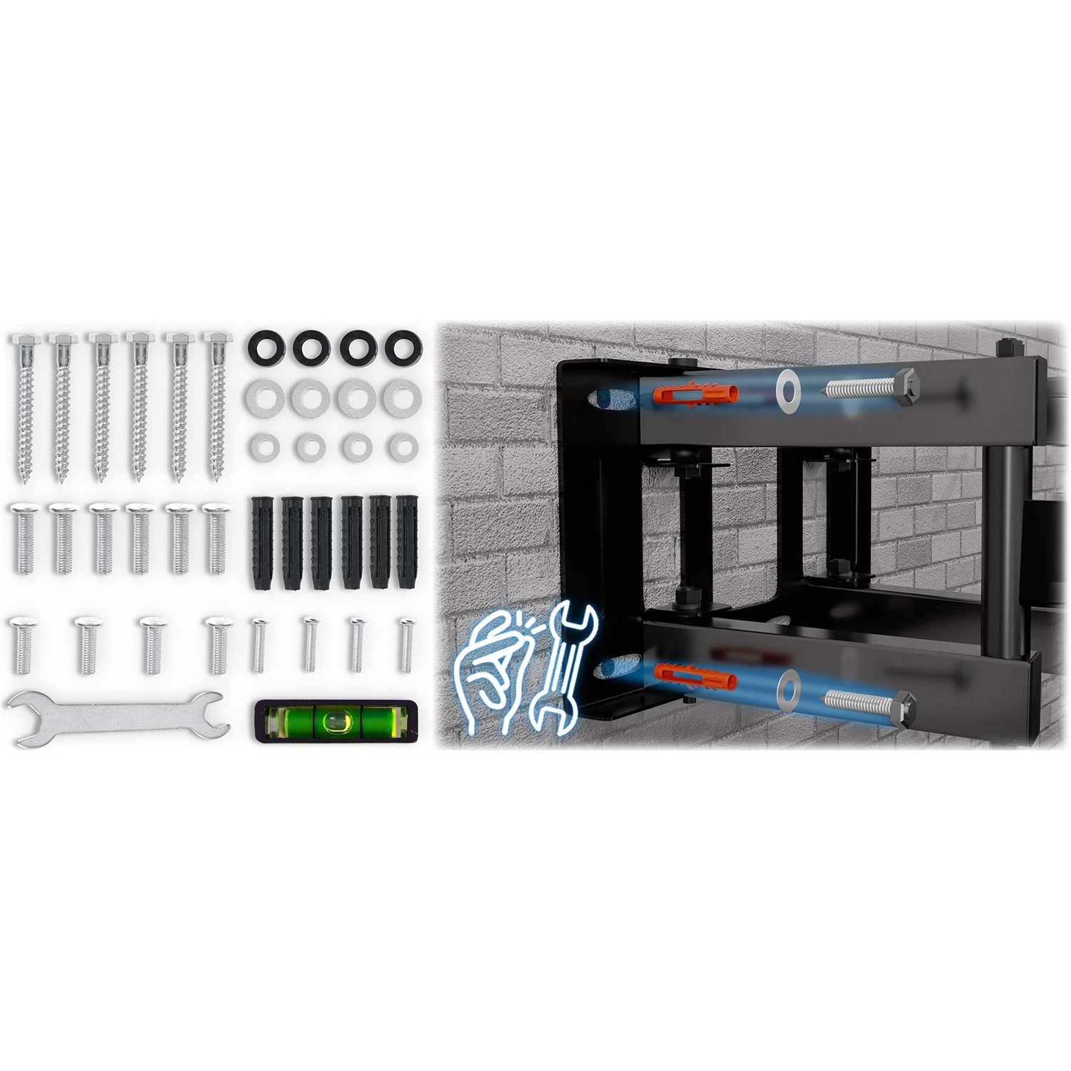 Držiak na TV 25-70 palcov Humberg 50 kg – Obrázok 7