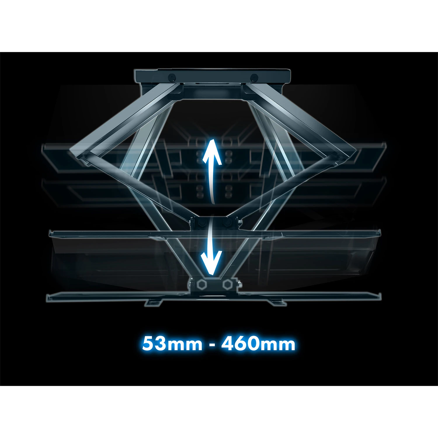 Držiak na TV 25-70 palcov Humberg 50 kg – Obrázok 4