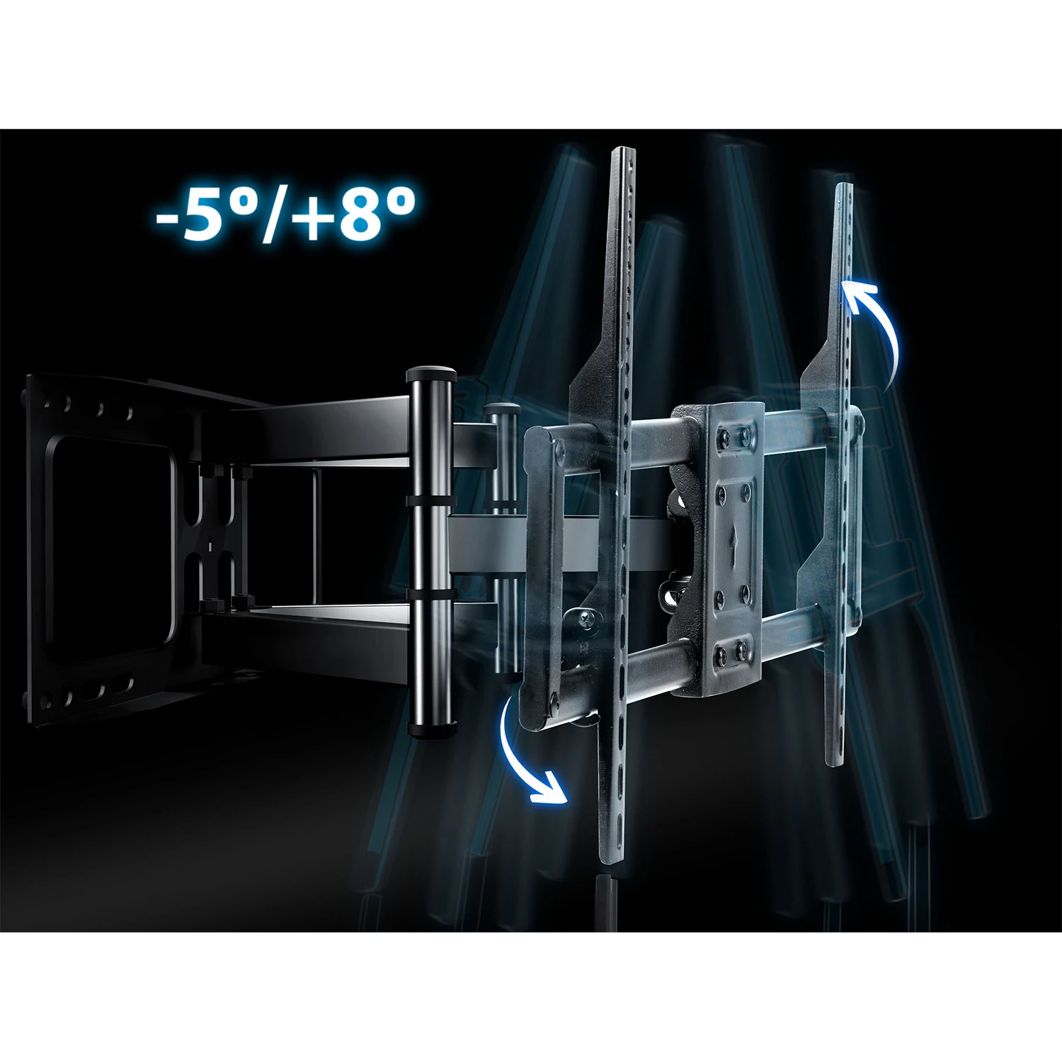 Držiak Humberg 70 kg na TV pre uhlopriečku 32-80 palcov – Obrázok 9