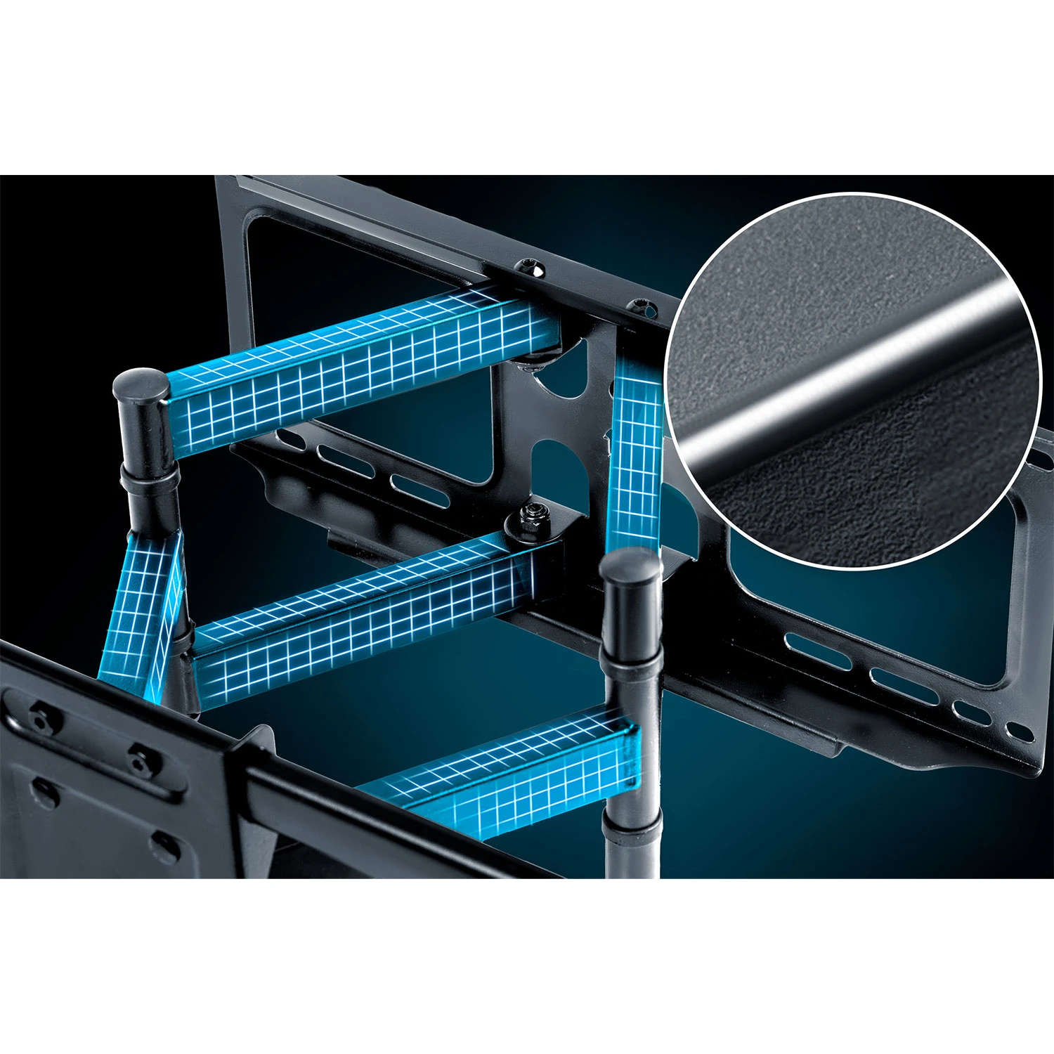 Držiak Humberg 70 kg na TV pre uhlopriečku 32-80 palcov – Obrázok 8