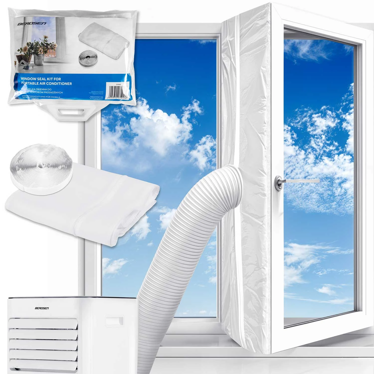 Tesnenie okien pre klimatizácie