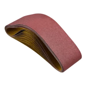 Brúsne pásy 152 x 1219 mm brúsny pás na brúsny papier, 10 kusov, zrnitosť 80, brúsny pás na textil vyrobený z oxidu hlinitého na opracovanie dreva, ocele, hliníka a neželezných kovov