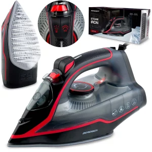 Naparovacia žehlička 2600W Berdsen BD-331 s keramickým povrchom, vertikálna prevádzka
