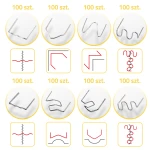 Sada svoriek pre zváračku plastov 800 ks Humberg – Obrázok 4