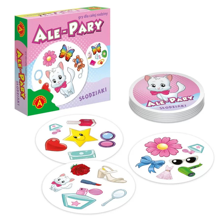 Kartová hra Alexander, všetky páry - Sweetie - okrúhle karty GR0804