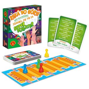 Alexander Pocket Board Game Kvíz Ruky hore! Uhádni superhrdinu GR0810