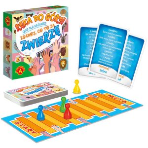 Alexander Pocket Board Game Kvíz Ruky hore! Hádaj, aké zviera GR0650