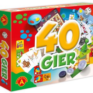 Sada 40 rodinných spoločenských a kartových hier Alexander GR0647