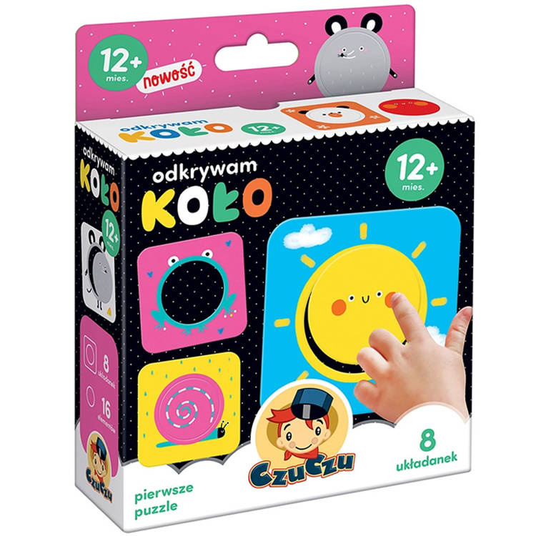CzuCzuho prvé puzzle Objavovanie kruhu 12m+ ZA4042