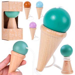 Drevená arkádová hra chytaj loptu ZA4717