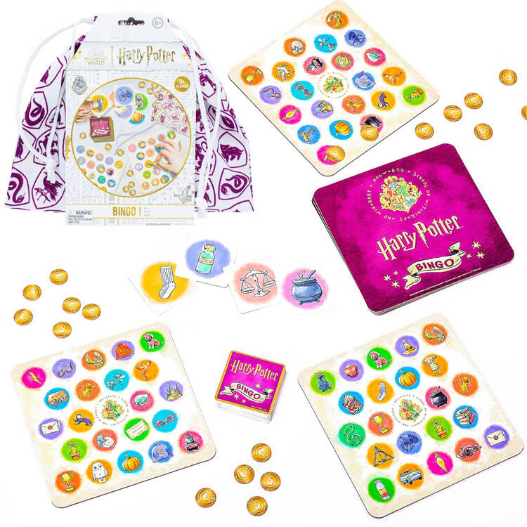 Harry Potter Bingo Game, párty hra pre fanúšikov Rokfortských dobrodružstiev GR0671