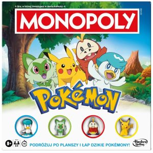 Spoločenská hra Hasbro Monopoly: Pokémon - 4 dieliky GR0785