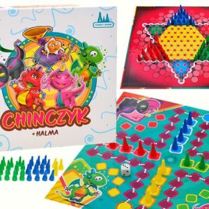 Jawa Obojstranná spoločenská hra ČÍNSKA a HALMA 2v1 GR0269