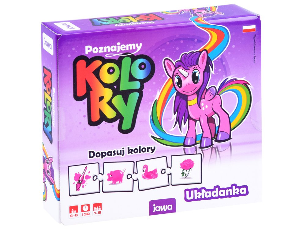 Jawa Vzdelávacia hra pre predškolákov UČÍME SA FARBY puzzle GR0456