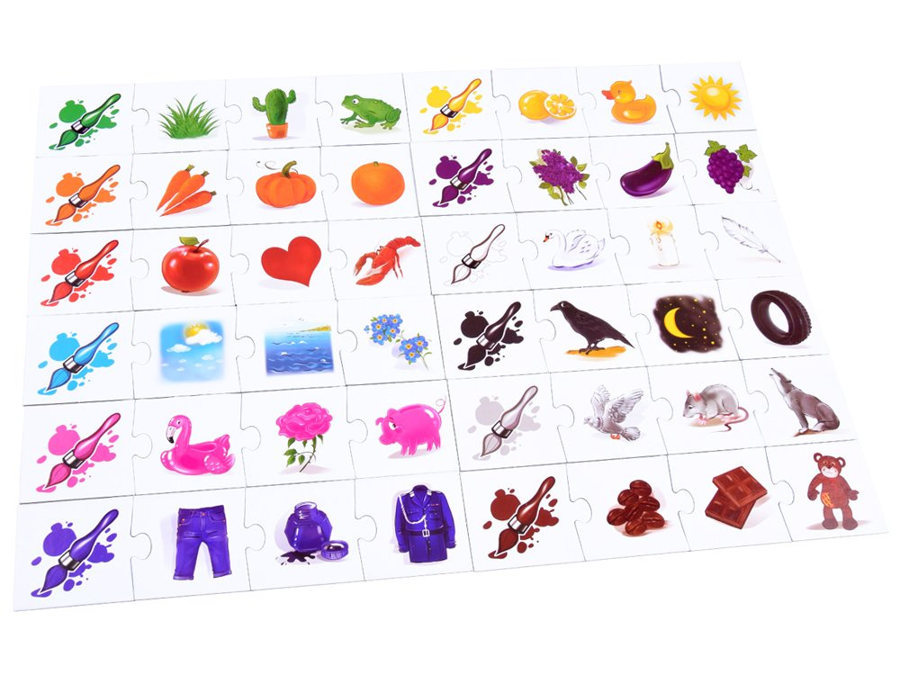 Jawa Vzdelávacia hra pre predškolákov UČÍME SA FARBY puzzle GR0456 – Obrázok 2