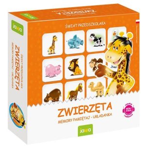 Mini puzzle Jawa Memory Game ANIMALS pre predškolákov GR0366