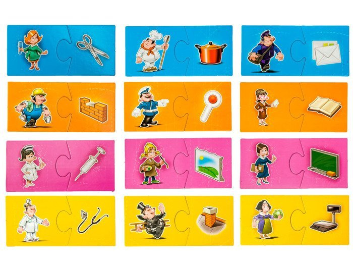 Java vzdelávacia hra PINS - puzzle PROFESSIONS GR0307 – Obrázok 2