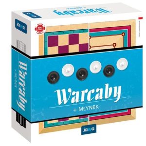 Jawa 2v1 strategická spoločenská hra DÁMA + MLÝN pre súperov GR0089