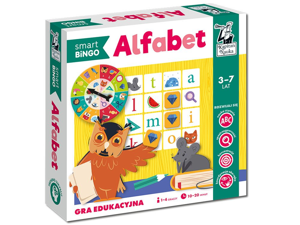 Kapitán - učenie sa abecedy. Smart Bingo GR0483