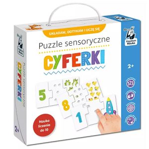 Senzorické puzzle Captain Science s číslami - Dotýkam sa, usporadúvam a učím sa ZA6085