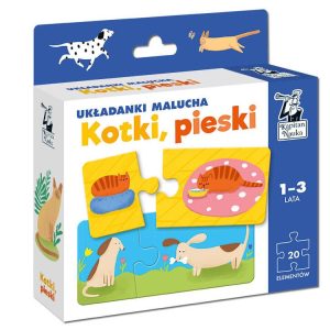 Kapitán Vedecké Puzzle Batoľatá Mačiatka Psy KS0330