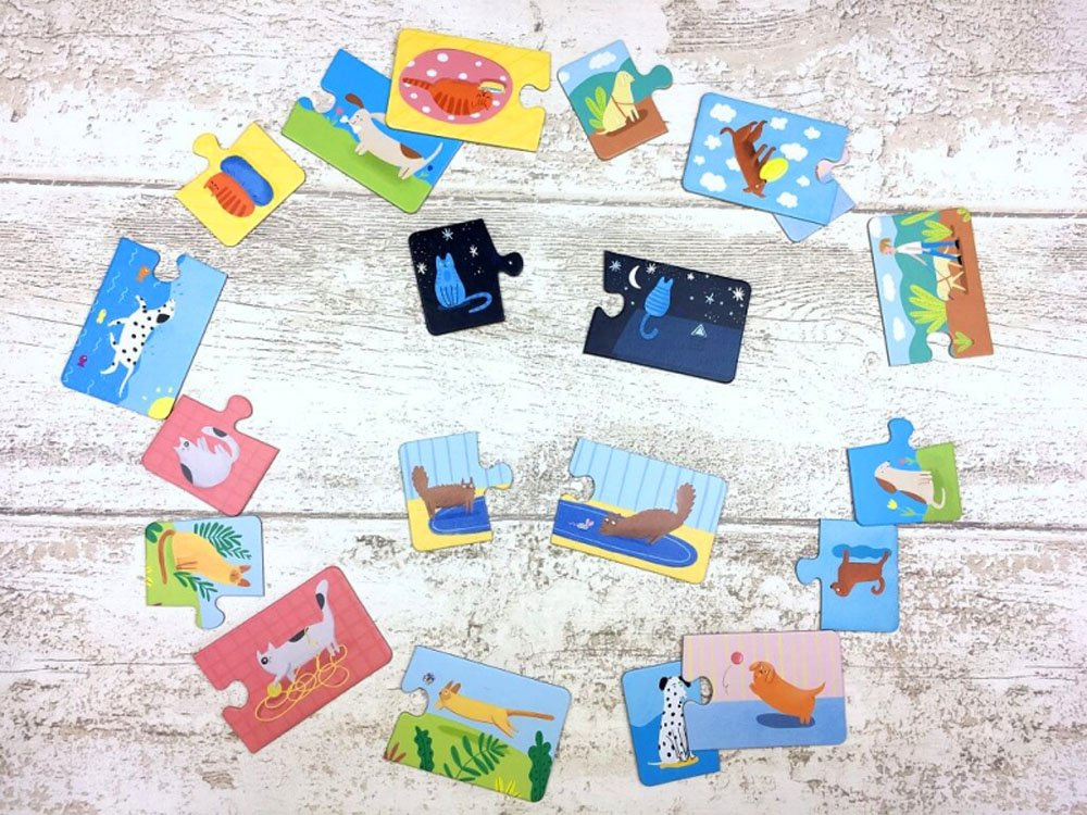 Kapitán Vedecké Puzzle Batoľatá Mačiatka Psy KS0330 – Obrázok 2